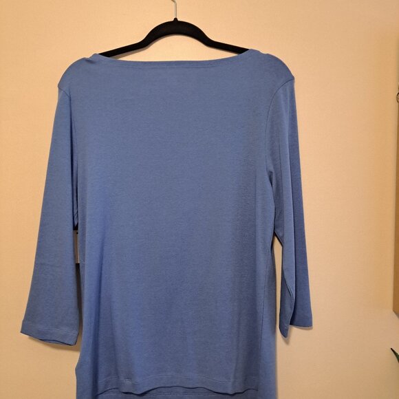 3/4 sleeve Boatneck Top - Picture 2 of 2